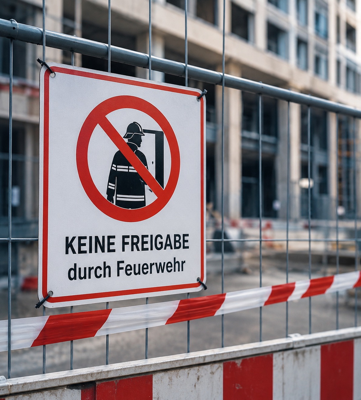 Baustopp und verweigerte Gebäude-Eröffnung