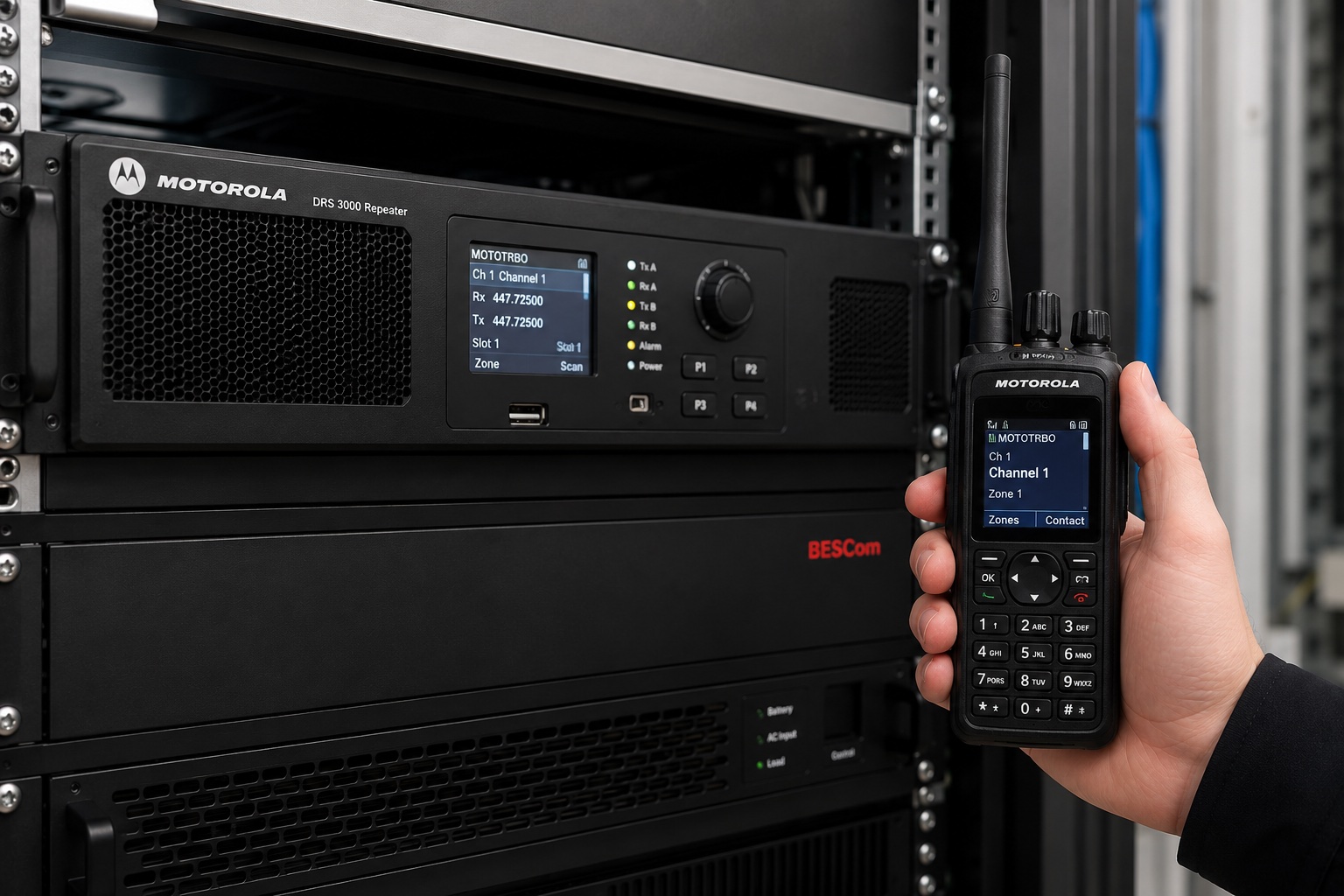 DMR-Funk verliert Reichweite – Techniker bei der Diagnose eines DMR-Repeaters